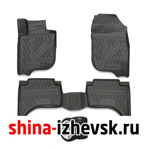 Коврик Autofamily коврики 3D в салон для MITSUBISHI L200, 2015- , 4 шт. ) в Ижевске